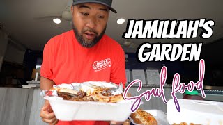 Jamillahs Garden Soul Food amp BBQ  Fish Fried Rice Fish Hoagie Beef Ribs [upl. by Lamb]