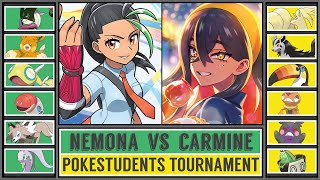 NEMONA vs CARMINE  Pokémon Students Tournament Battle 2 [upl. by Eilesor]