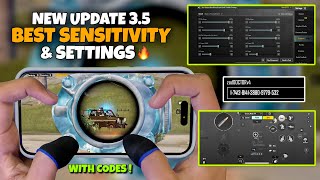 NEW😱 BEST SENSITIVITY amp SETTINGS 2024🔥 4 Finger Claw Gyroscope  35  Version 35 Icemire Frontier [upl. by Sopher]