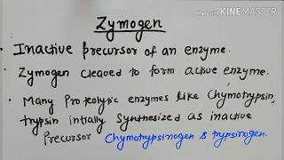 Csir net life science zymogen [upl. by Navannod]