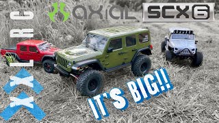 New Axial SCX6 Unboxing and First Run  Crawling Jumping and Speed Test  XXL RC [upl. by Helsa]