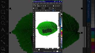 Leaf Effect in Coreldraw Image Manipulation coreldraw motionupbuzz leaf [upl. by Madi300]