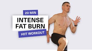 20 Min Full Body Intense HIIT Workout  Standing ABS  No Repeats  No Equipment [upl. by Aneladgam]