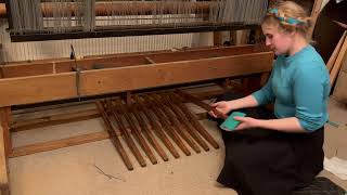 Restoring a vintage Macomber floor loom [upl. by Bust358]