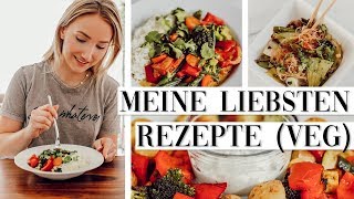 Meine 3 LIEBLINGSREZEPTE vegetarischvegan  Gesund Schnell und Einfach  TheBeauty2go [upl. by Tterb692]