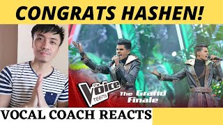 Hashen Dulanjana  Wilpattuwe විල්පත්තුවේ  Grand Finale  The Voice Teens Sri Lanka Reaction [upl. by Orme]