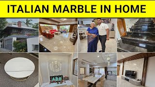 Italian Marble Flooring Video After Installation italianmarble bhutra [upl. by Cormick]