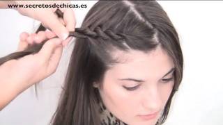 PEINADO TRENZA DE CORDÓN quot Braid two endsquot [upl. by Drahsir]