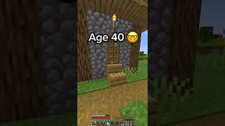 Minecraft Secret Bases at Different AGES 😂 minecraft gamingchannelyoutubeshorts umargaming2 [upl. by Shawn]