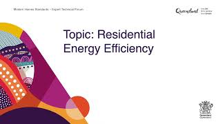 CSIRO update on residential energy efficiency data for Queensland [upl. by Blaise]