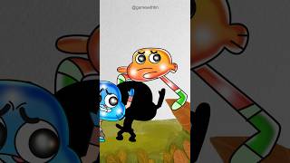 Which one is correct Darwin x Gumball shorts notmyproblem animation [upl. by Ittam]