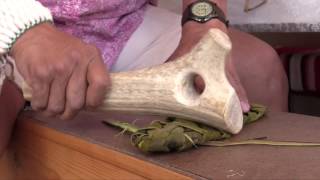 Mary Weahkee makes Mogollon sandals from yucca [upl. by Tarah]