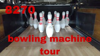 BOWLING machine TOUR come check out the back with me 8270 [upl. by Roxane]