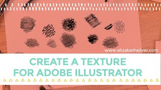 Create a Seamless Bitmap Texture for Adobe Illustrator using your own scans [upl. by Odinevneib470]