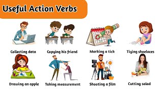 Useful daily uses action verbs Action verbs in English Exploringrightknowledge123 [upl. by Ylagam]