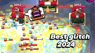 Best glitch 2024 on clash royal 👑 [upl. by Wina243]