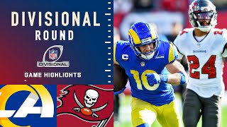 Rams vs Buccaneers Divisional Round Highlights  NFL 2021 [upl. by Genaro]