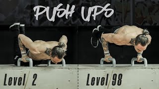 Push Ups LVL 1  LVL 100 Total Beginner  Super Human Strength [upl. by Ainollopa170]