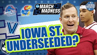 Updated 2024 Bracketology  Iowa State was SCREWED out of 1 seed  College Basketball [upl. by Esdnil]