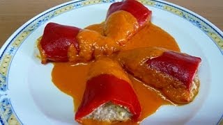 PIMIENTOS🥩🌶️ RELLENOS DE CARNE [upl. by Ellenod]