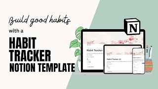 Notion Template  Habit Tracker  Notion App  Mobile Planner  Habit Tracking [upl. by Stucker]