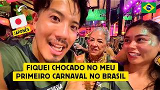 Um japonês chocado com o primeiro carnaval no Brasil [upl. by Yelsa671]