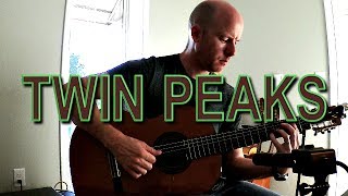 Twin Peaks Theme  fingerstyle guitar  TAB [upl. by Quitt]