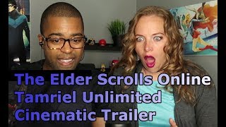 The Elder Scrolls Online Tamriel Unlimited Cinematic commercial Trailer Reaction 🔥 [upl. by Sewel]