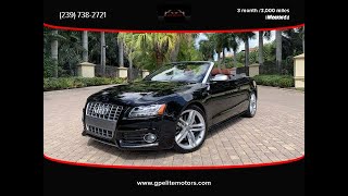 2012 Audi S5 Convertible FOR SALE [upl. by Rehptosirhc]