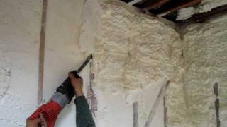 Spray Foam Insulation In Older Homes Part 23 [upl. by Maibach]