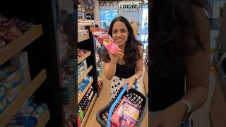 1 Minute Korean Supermarket Challenge 😱😱  One Color CVS Food 😅 [upl. by Weyermann]