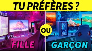 Tu préfères Filles VS Garçons 👦👧 [upl. by Nekal]