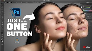 Skin Retouching with Beautiful Texture In One Click Tips amp Tricks [upl. by Symons86]