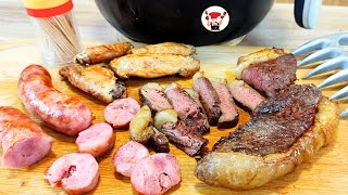 Como Fazer Churrasco Completo na Airfryer Picanha Linguiça e Frango [upl. by Eceinahs799]