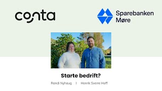 Webinar Starte bedrift Med Sparebanken Møre [upl. by Cozza209]