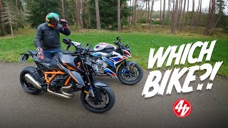 REAL WORLD  KTM 1390 Super Duke R  BMW M 1000 R [upl. by Etezzil]