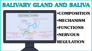 Saliva and Salivary Glands ll Gastrointestinal Physiology ll Composition ll Secretion ll Mechanism [upl. by Sloane]