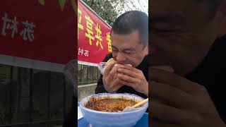 If you want to eat delicious food follow me every day Market day Street food Buckwheat noodl [upl. by Analra]