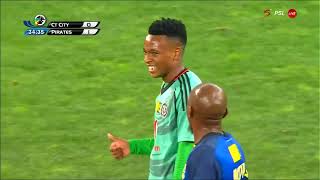 Capetown city vs Orlando Pirates MTN8 Semi final first leg [upl. by Eibbil]