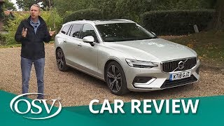 Volvo V60 2018 Car Review  The Safe amp Sensible Estate [upl. by Anilac]