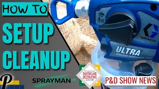 Graco Handheld Sprayer Setup  Graco Ultra Cordless Cleaning amp Maintenance [upl. by Aikemit]