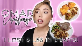 I Ate One Meal A Day For A Week OMAD CHALLENGE  FIT127 [upl. by Yasmin]