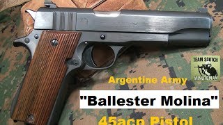 Ballester Molina 45 ACP Pistol [upl. by Tamarah867]