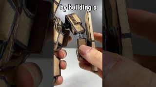 How I Made My Custom Cardboard Lofty Mech For Stop Motion Animation [upl. by Naves221]