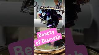 Bismuth Is Beauty 😻 sciencefun bismuth scienceandfun chemistry diyscience [upl. by Amerigo559]