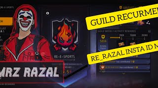 guild recurment rerazal insta msg guild join [upl. by Osi]