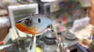 Let’s paint a lipless crankbait simple custom paint job [upl. by Jane]