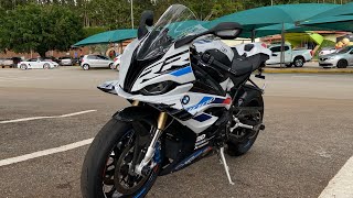 TEST RIDE  BMW S1000RR M CARBON 2024  MOTO BLOQUEADA EM 203 KMH [upl. by Anyahc]