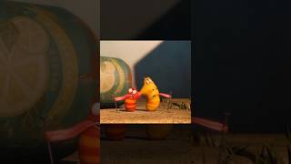 Red and Yellow stuck together chaos ensues hilariously animatedshorts animatedfilm cartoon [upl. by Neztnaj]