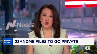 23andMe CEO files proposal to take company private as stock craters [upl. by Kristel]